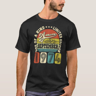 48 jaar oude 48e verjaardag Geweldige sinds septem T-shirt