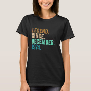 48 jaar oude 48e verjaardag Legende sinds 1 decemb T-shirt