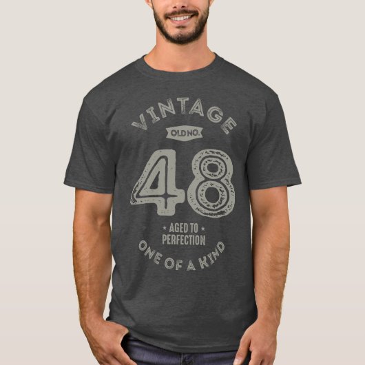 48 jaar oude bruistocht t-shirt (Voorkant)