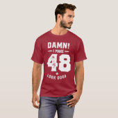 48 jaar oude cadeau | 48e geboorte-cadeauideeën t-shirt (Voorkant volledig)