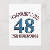 48 jaar oude design briefkaart (Voorkant)