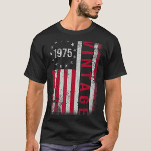 48 Jaar Oude Geschenken Vintage 1975 Amerikaanse V T-shirt