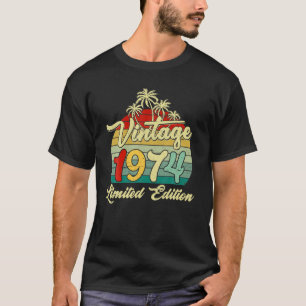 48 jaar oude Mannen 1974 48e verjaardag van de ge T-shirt