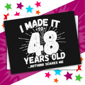 48 Jaar Oude Sarcastische Meme Leuk 48ste Verjaard Briefkaart