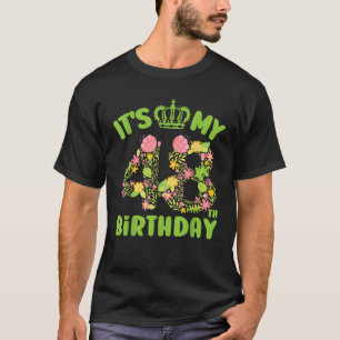 48-jarige vrouwen op de verjaardag van mijn 48ste t-shirt