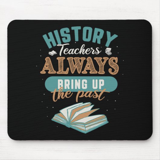 48.Leerkrachten uit de geschiedenis brengen altijd Muismat (Voorkant)