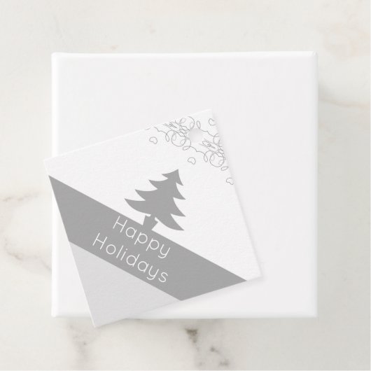 48 Moderne, stijlvolle kerstfeestdag hangen Bedankjes Labels (In situ)