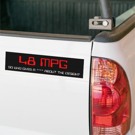 48 MPG BUMPERSTICKER (Op Truck)