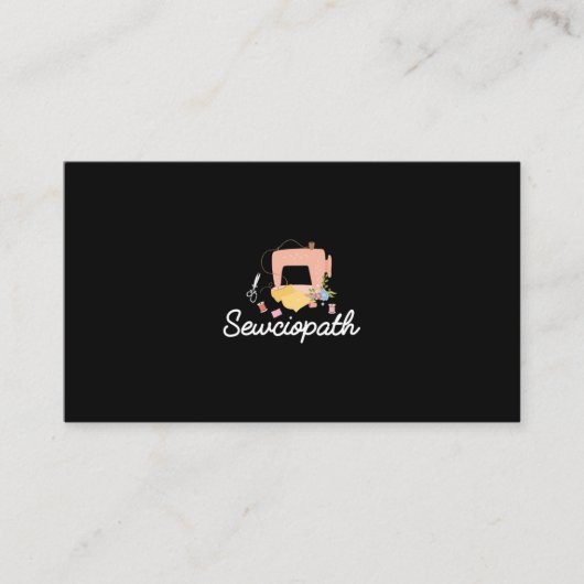 48.Naaigronkelende kleding Visitekaartje (Voorkant)