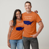 48 Verenigde Staten Interstates [Navy Blue Design] T-shirt (Unisex)