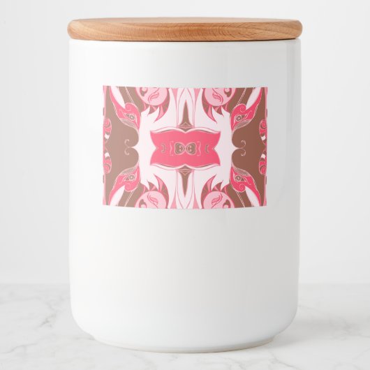 48 VOEDSELCONTAINER ETIKET (Voorkant)