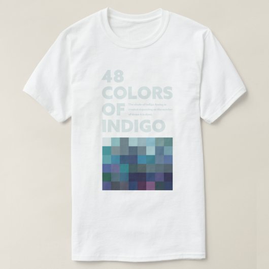 48COLORS OF INDIGO_A T-SHIRT (Design voorkant)