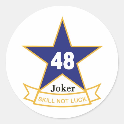 48e AHC Ronde Sticker (Voorkant)