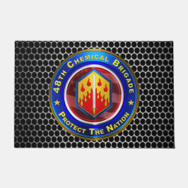 48e chemische brigade "bewezen in strijd" deurmat