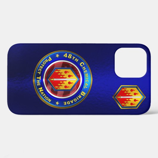 48e chemische brigade Gepersonaliseerd Case-Mate iPhone Case (Achterkant (horizontaal))