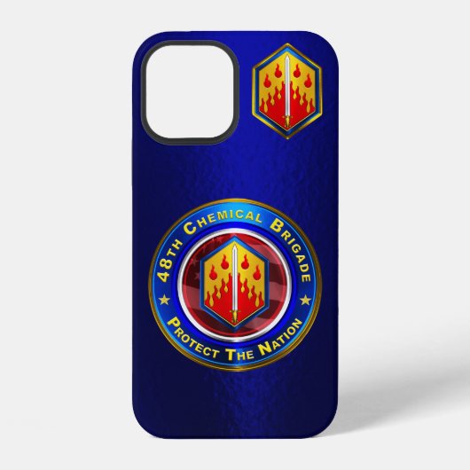 48e Chemische Brigade Op Maat Gemaakt iPhone Hoesje (Achterkant)