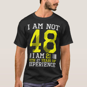 48e Man op zaterdag Vrouw 48 jaar oud VN-cadeau T-shirt