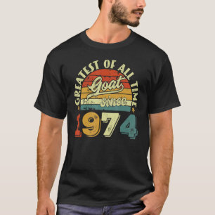 48e verjaardag 48 jaar oud GOAT sinds 1974 T-shirt