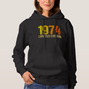 48e verjaardag Dames Mannen 48 jaar 1974 Hoodie