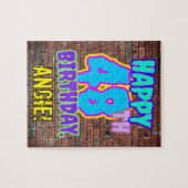 48e verjaardag ~ Fun, geïnspireerd door Urban Graf Legpuzzel (Horizontaal)