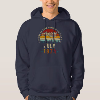  48e verjaardag Geweldige sinds juli 1974 Hoodie