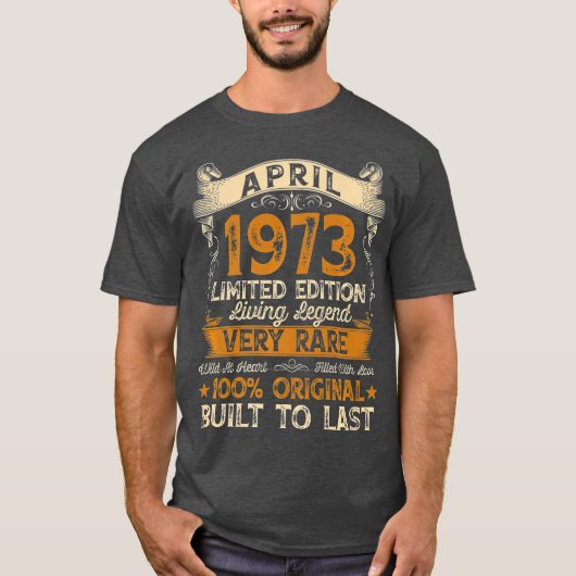 48e verjaardag Gift 48 jaar oude Retro  T-shirt (Voorkant)