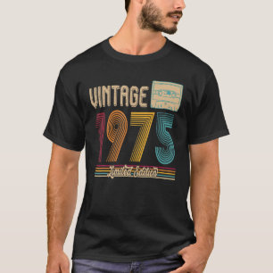 48e verjaardag Gifts Limited Edition Casset T-shirt