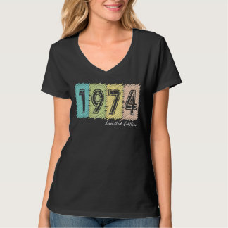 48e verjaardag Mannen dames 48 jaar 1974 4 T-shirt