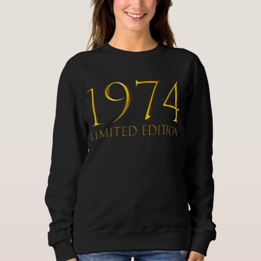 48e verjaardag Mannen dames 48 jaar 1974 4 Trui (Voorkant)