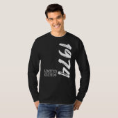 48e verjaardag Mannen dames 48 jaar 1974 7 T-shirt (Voorkant volledig)