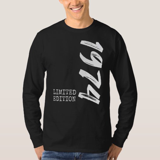 48e verjaardag Mannen dames 48 jaar 1974 7 T-shirt (Voorkant)