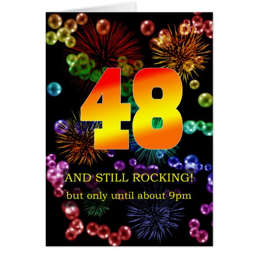 48e verjaardag nog steeds springend (Voorkant)