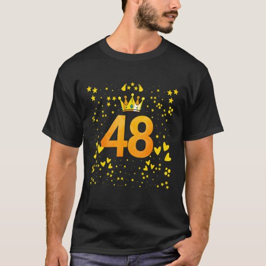 48e verjaardag t-shirt (Voorkant)