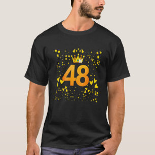 48e verjaardag t-shirt