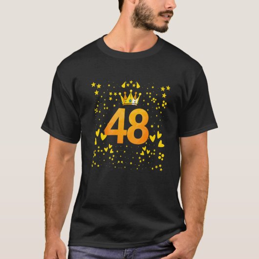 48e verjaardag t-shirt (Voorkant)