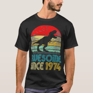 48e verjaardag van de dinosaurus Geweldige sinds 1 T-shirt