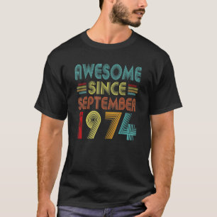 48e verjaardag van het idee Geweldige sinds septem T-shirt