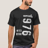 48e verjaardagscadeau 1976 Limited Edition 48 jaar T-shirt (Voorkant)