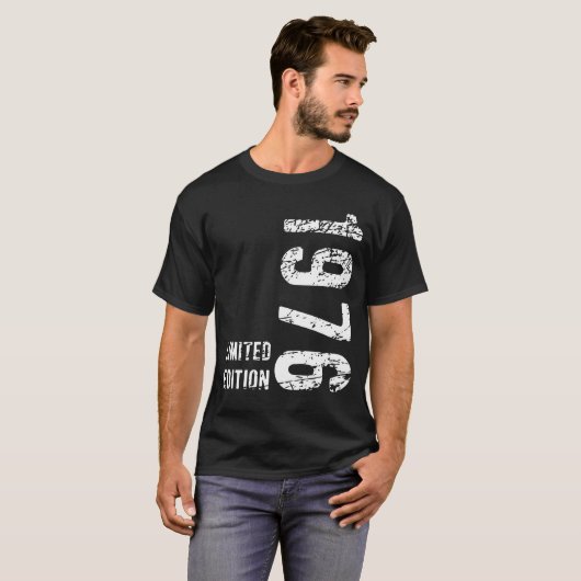 48e verjaardagscadeau 1976 Limited Edition 48 jaar T-shirt (Voorkant volledig)