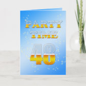 48e verjaardagsfeestdag met veel bier (Voorkant)