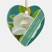 48ste Jubileum voor bruiloft Keramisch Ornament (Rechts)