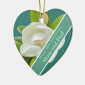 48ste Jubileum voor bruiloft Keramisch Ornament (Links)