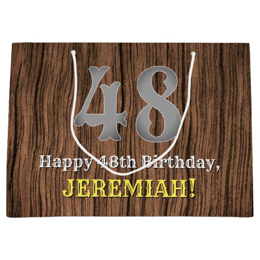 48ste verjaardag: Country Western geïnspireerd uit Groot Cadeauzakje (Voorkant)