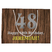 48ste verjaardag: Country Western geïnspireerd uit Groot Cadeauzakje (Achterkant)