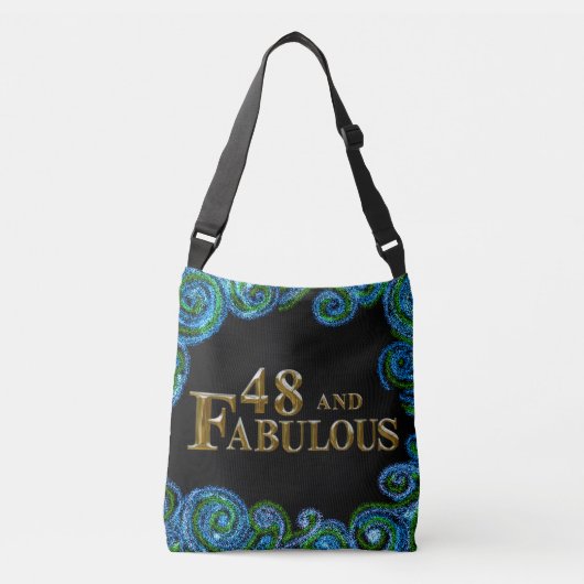 48ste verjaardag crossbody tas (Voorkant)