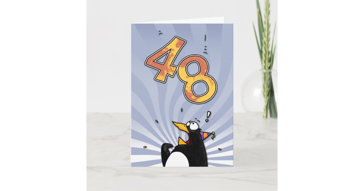 48ste Verjaardag De Kaart Van De Verrassing Van Zazzle Nl