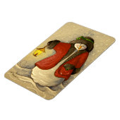 4910 Snowman & Lantern Kerstmis Magneet (Linkerzijde)