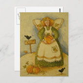 4929 Harvest Angel Briefkaart (Voorkant / Achterkant)