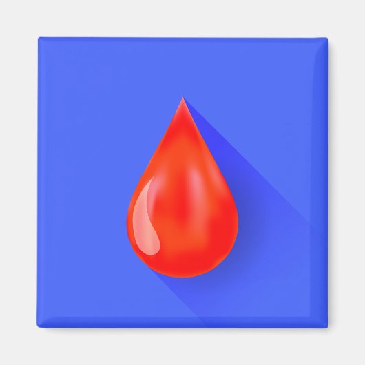 4935Rood bloed Magneet (Voorkant)