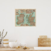 4950 Ierland, Schotland Poster (Keuken)